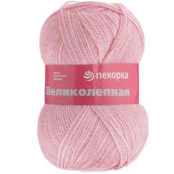 Пряжа для вязания Пехорка "Великолепная", цвет: розовый (352), 300 м, 100 г, 10 шт
