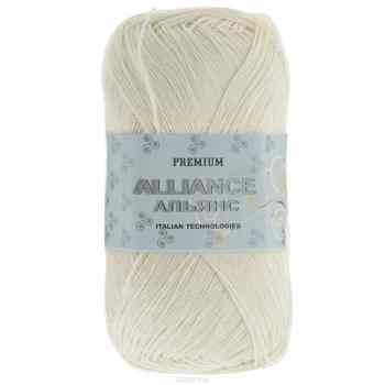 Пряжа для вязания Камтекс "Альянс", цвет: белый (205), 420 м, 100 г, 10 шт