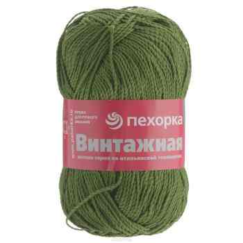 Пряжа для вязания Пехорка "Винтажная", цвет: горох (119), 240 м, 100 г, 5 шт
