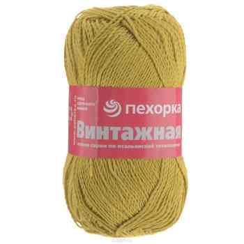 Пряжа для вязания Пехорка "Винтажная", цвет: крокус (74), 240 м, 100 г, 5 шт
