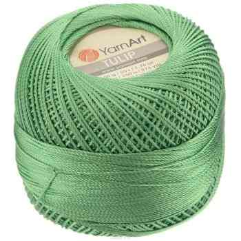 Пряжа для вязания YarnArt "Tulip", цвет: зеленый (481), 250 м, 50 г, 6 шт