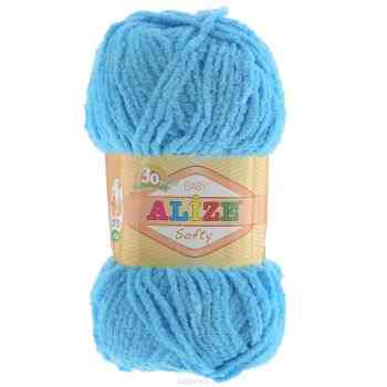 Пряжа для вязания Alize "Softy", цвет: голубой (364), 115 м, 50 г, 5 шт