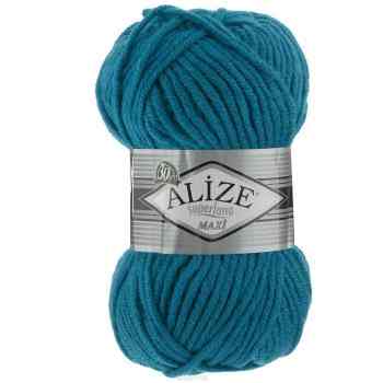 Пряжа для вязания Alize "Superlana Maxi", цвет: петрольный (212), 100 м, 100 г, 5 шт