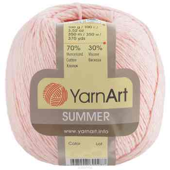 Пряжа для вязания YarnArt "Summer", цвет: светло-персиковый (46), 350 м, 100 г, 4 шт