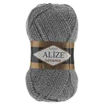 Пряжа для вязания Alize "Lanagold", цвет: серый, светло-серый (651), 240 м, 100 г, 5 шт