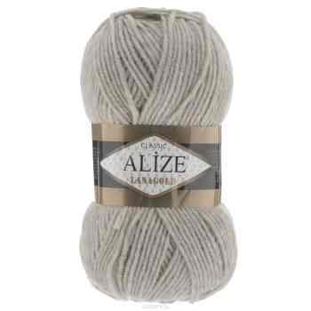 Пряжа для вязания Alize "Lanagold", цвет: бежевый меланж (152), 240 м, 100 г, 5 шт