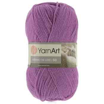 Пряжа для вязания YarnArt "Merino de Lux", цвет: фиалковый (560), 280 м, 100 г, 5 шт