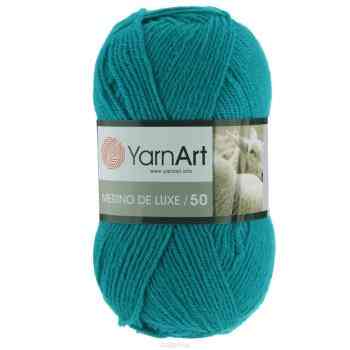 Пряжа для вязания YarnArt "Merino de Lux", цвет: изумрудный (11448), 280 м, 100 г, 5 шт
