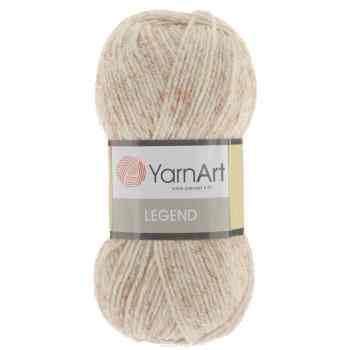 Пряжа для вязания YarnArt "Legend", цвет: молочный, бежевый (8783), 300 м, 100 г, 5 шт