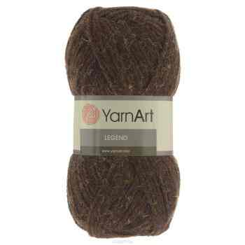 Пряжа для вязания YarnArt "Legend", цвет: коричневый, желтый (220028), 300 м, 100 г, 5 шт
