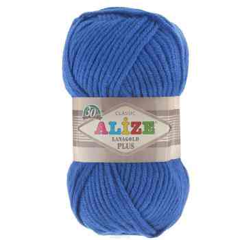 Пряжа для вязания Alize "Lana Gold Plus", цвет: сапфир (237), 140 м, 100 г, 5 шт
