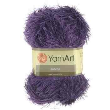 Пряжа для вязания YarnArt "Samba", цвет: фиолетовый (28), 150 м, 100 г, 5 шт
