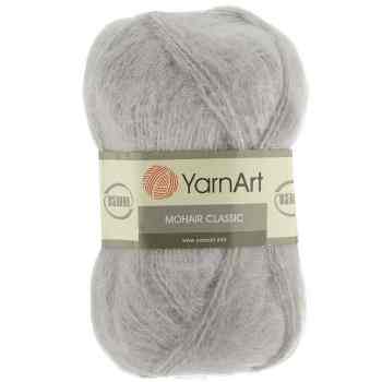 Пряжа для вязания YarnArt "Mohair Classic", цвет: серый меланж (147), 220 м, 100 г, 5 шт