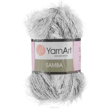 Пряжа для вязания YarnArt "Samba", цвет: белый, черный (А-64), 150 м, 100 г, 5 шт
