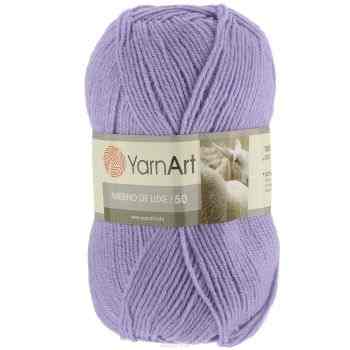 Пряжа для вязания YarnArt "Merino de Lux", цвет: светло-сиреневый (9560), 280 м, 100 г, 5 шт