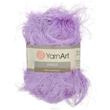 Пряжа для вязания YarnArt "Jungle", цвет: ярко-сиреневый (23), 60 м, 50 г, 10 шт