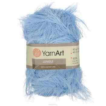 Пряжа для вязания YarnArt "Jungle", цвет: голубой (04), 60 м, 50 г, 10 шт