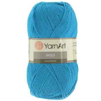 Пряжа для вязания YarnArt "Gold", цвет: голубой (9030), 400 м, 100 г, 5 шт