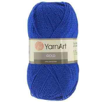 Пряжа для вязания YarnArt "Gold", цвет: синий (9045), 400 м, 100 г, 5 шт