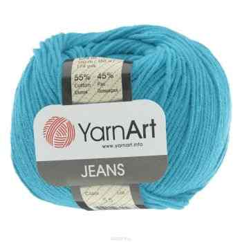 Пряжа для вязания YarnArt "Jeans", цвет: бирюзовый (55), 160 м, 50 г, 10 шт