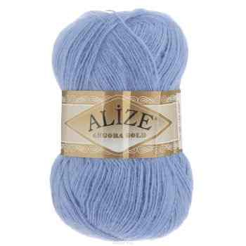 Пряжа для вязания Alize "Angora Gold", цвет: темно-голубой (40), 550 м, 100 г, 5 шт