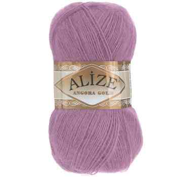 Пряжа для вязания Alize "Angora Gold", цвет: малиновый (28), 550 м, 100 г, 5 шт