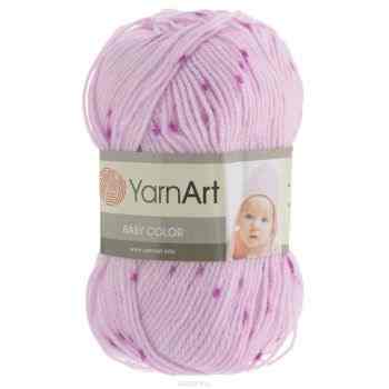 Пряжа для вязания YarnArt "Baby Сolor", цвет: розовый, бордовый (271), 150 м, 50 г, 5 шт