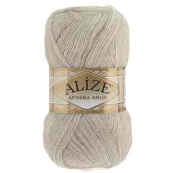 Пряжа для вязания Alize "Angora Gold", цвет: бежевый меланж (152), 550 м, 100 г, 5 шт