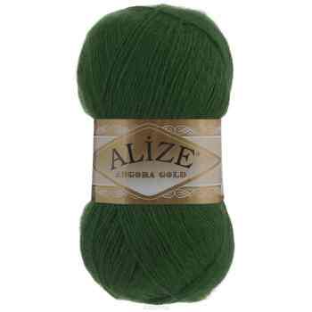 Пряжа для вязания Alize "Angora Gold", цвет: темно-зеленый (118), 550 м, 100 г, 5 шт