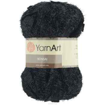 Пряжа для вязания YarnArt "Bonsai", цвет: черный (402), 100 м, 100 г, 5 шт