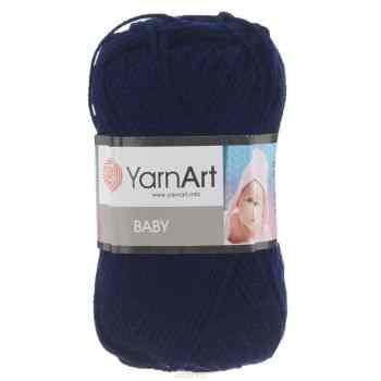 Пряжа для вязания YarnArt "Baby", цвет: темно-синий (583), 150 м, 50 г, 5 шт
