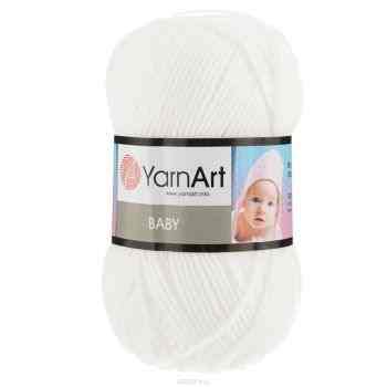 Пряжа для вязания YarnArt "Baby", цвет: белый (501), 150 м, 50 г, 5 шт