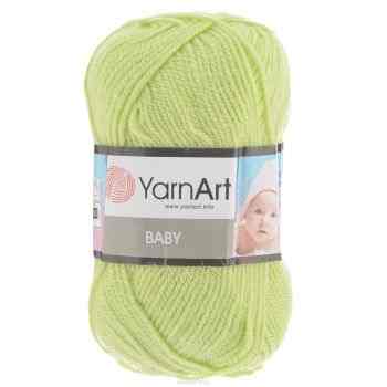 Пряжа для вязания YarnArt "Baby", цвет: бледно-зеленый (636), 150 м, 50 г, 5 шт