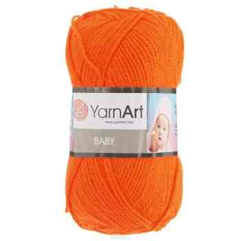 Пряжа для вязания YarnArt "Baby", цвет: ярко-оранжевый (8279), 150 м, 50 г, 5 шт