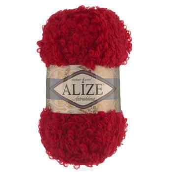 Пряжа для вязания Alize "Astrakhan", цвет: красный (106), 150 м, 100 г, 5 шт