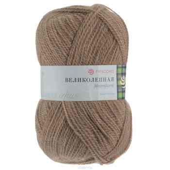 Пряжа для вязания Пехорка "Великолепная", цвет: кофейный (377), 300 м, 100 г, 10 шт