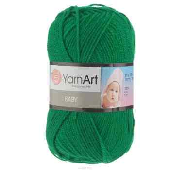 Пряжа для вязания YarnArt "Baby", цвет: зеленый (338), 150 м, 50 г, 5 шт