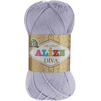 Пряжа для вязания Alize "Diva", цвет: лавандовый (158), 350 м, 100 г, 5 шт