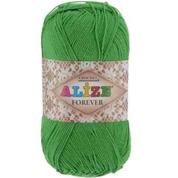 Пряжа для вязания Alize "Forever", цвет: зеленая трава (126), 300 м, 50 г, 5 шт