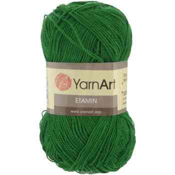 Пряжа для вязания YarnArt "Etamin", цвет: зеленый (438), 180 м, 30 г, 10 шт