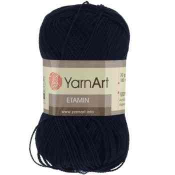 Пряжа для вязания YarnArt "Etamin", цвет: темно-синий (453), 180 м, 30 г, 10 шт