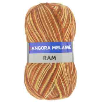 Пряжа для вязания YarnArt "Angora Ram. Melange", цвет: коричневый, желтый (708), 500 м, 100 г, 5 шт