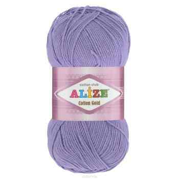 Пряжа для вязания Alize "Cotton Gold", цвет: сиреневый (616), 330 м, 100 г, 5 шт