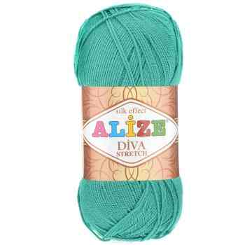 Пряжа для вязания Alize "Diva Stretch", цвет: изумруд (610), 400 м, 100 г, 5 шт