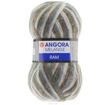 Пряжа для вязания YarnArt "Angora Ram. Melange", цвет: серый, коричневый (718), 500 м, 100 г, 5 шт