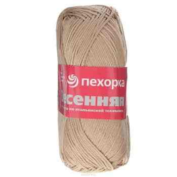 Пряжа для вязания Пехорка "Весенняя", цвет: песочный (124), 250 м, 100 г, 5 шт