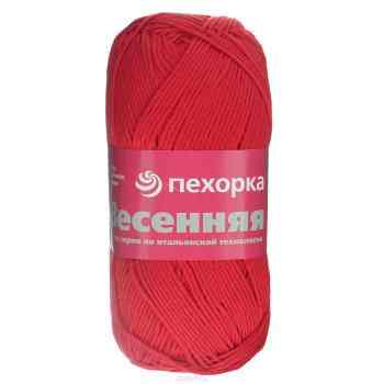 Пряжа для вязания Пехорка "Весенняя", цвет: красный (06), 250 м, 100 г, 5 шт