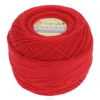 Пряжа для вязания YarnArt "Canarias", цвет: красный (6328), 203 м, 20 г, 10 шт