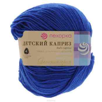 Пряжа для вязания Пехорка "Детский каприз", цвет: ультрамарин (491), 225 м, 50 г, 10 шт