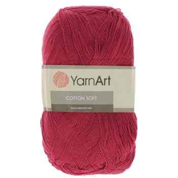 Пряжа для вязания YarnArt "Cotton Soft", цвет: бордовый (51), 600 м, 100 г, 5 шт